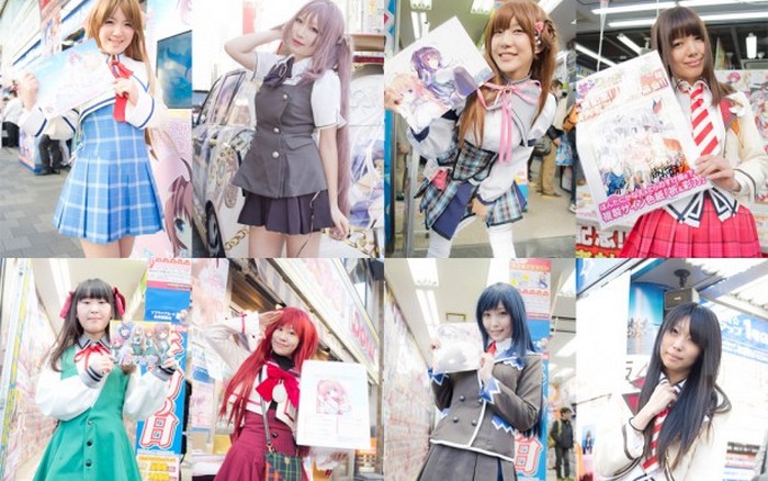 Toko-toko Game di Akihabara Merayakan Hari Eroge