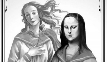 Sebuah Manga Menggunakan Mona Lisa dan Venus de Milo Sebagai Heroine Game Dating Sim