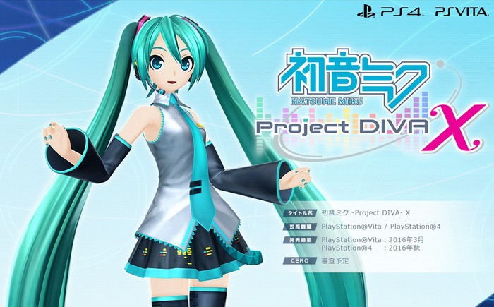 Sega Resmikan ‘Hatsune Miku: Project Diva X’ untuk PS4 dan PS Vita