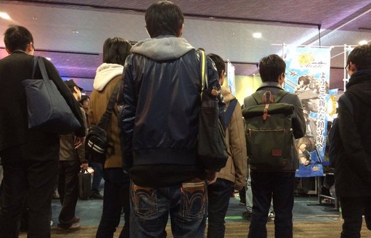 Terlalu Penuh, Antrian Tes Lokasi ‘KanColle Arcade’ di Osaka Harus Ditertibkan Polisi