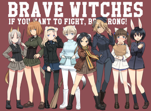 Karakter Strike Witches Baru, ‘Brave Witches’ Tampil Dalam Trailer Terbarunya