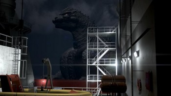'City Shrouded in Shadow' Detilkan Godzilla & Heroine