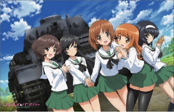 Penjualan BD-DVD 'Girls und Panzer' Rajai Tangga Penjualan Oricon