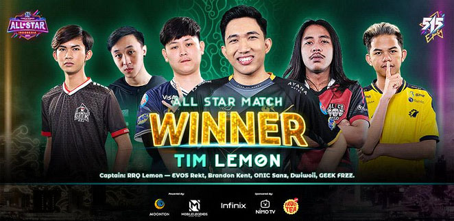 [Press Release] Pertarungan Bertabur Bintang antara Tim Lemon dan Tim Emperor