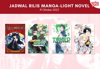 Ini Dia, Jadwal Rilis Manga-Light Novel di Indonesia Minggu Ini! [19 Oktober 2022]